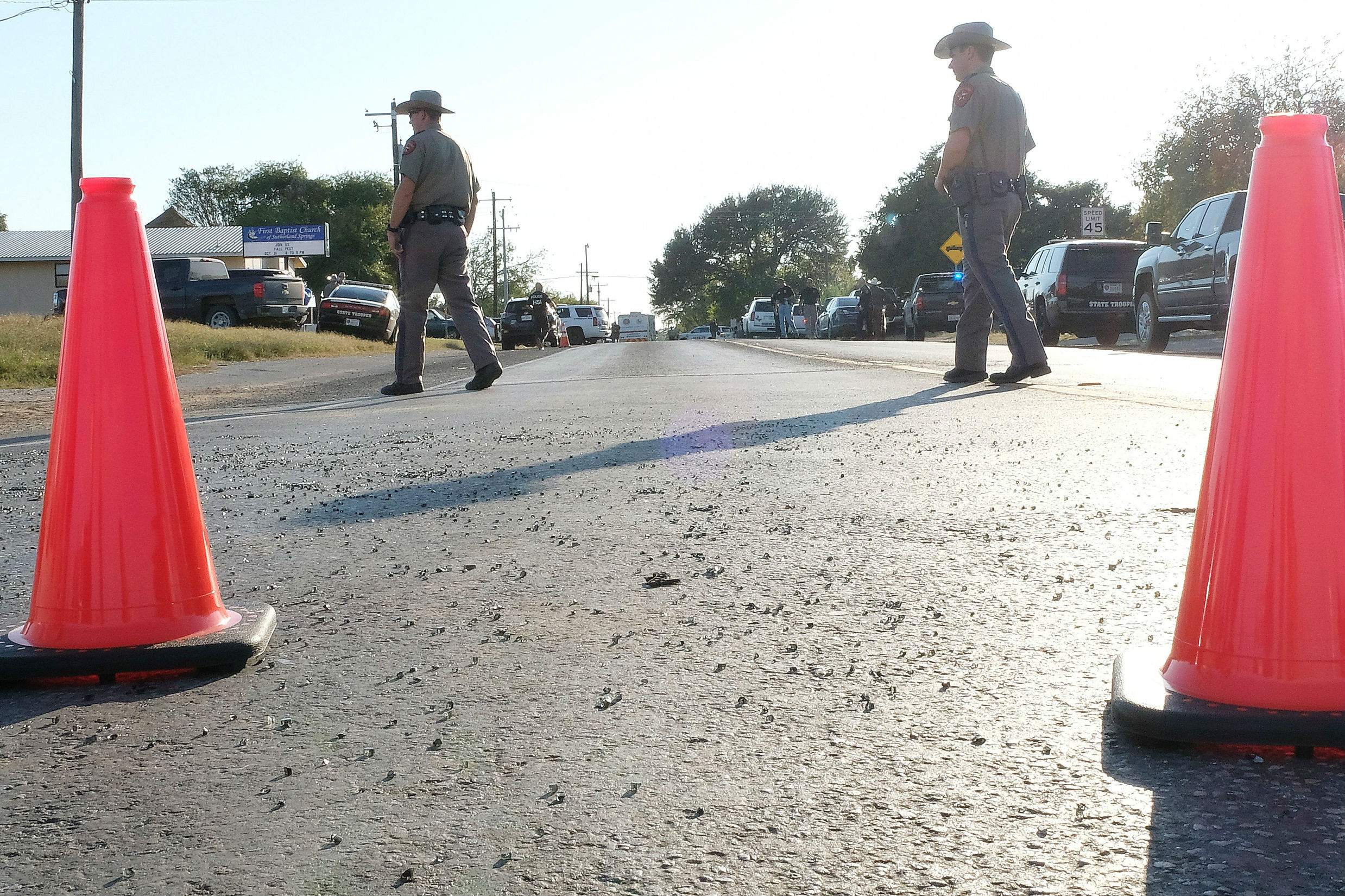 Las fotos que deja el tiroteo en Texas