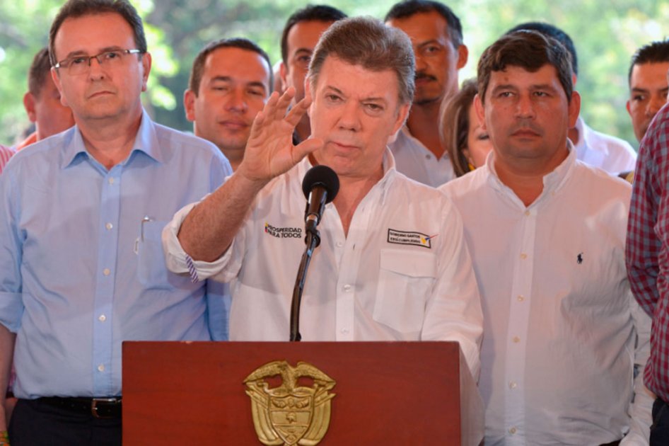 El Presidente Juan Manuel Santos reiteró que tanto las Fuerzas Militares como las de Policía no han bajado la guardia y reiteró la eficacia de este Gobierno en la lucha contra las Farc.