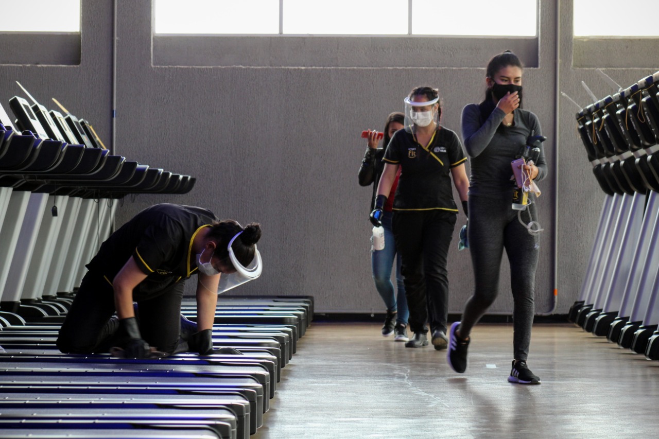 En imágenes, estas son las condiciones para volver a los gimnasios en Bogotá