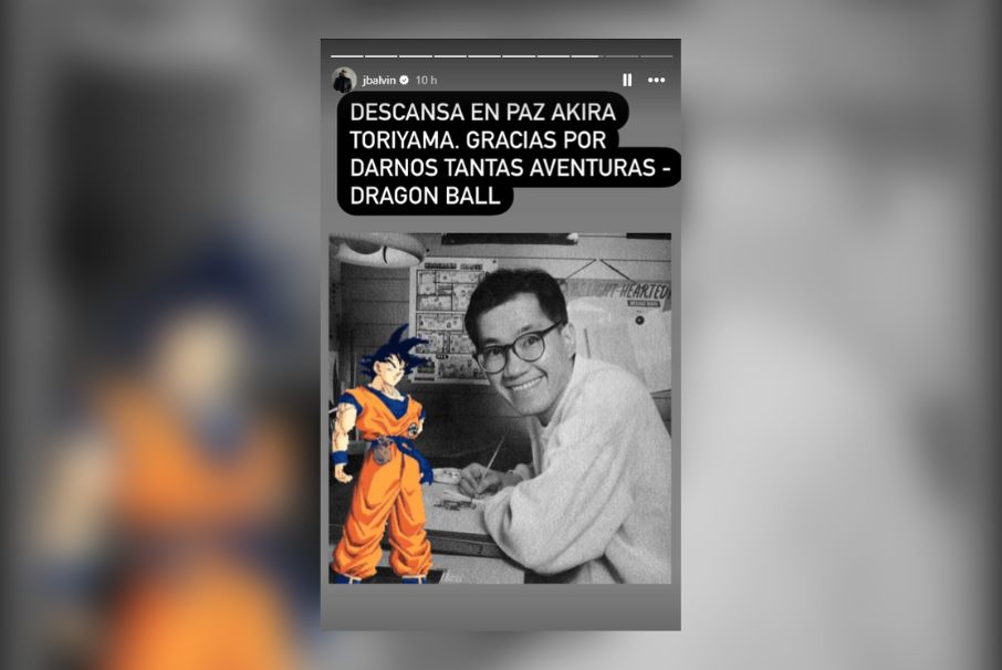 J Balvin y su homenaje a Akira Toriyama