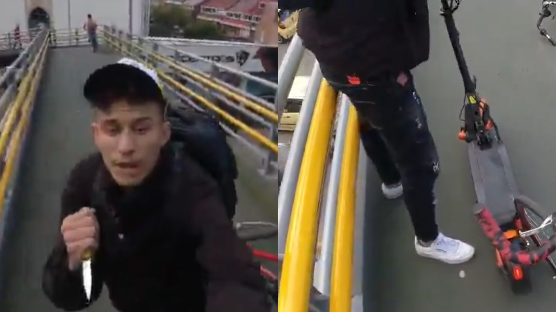 “Se la pego”: joven grabó a ladrones que le hurtaron su patineta en La Castellana