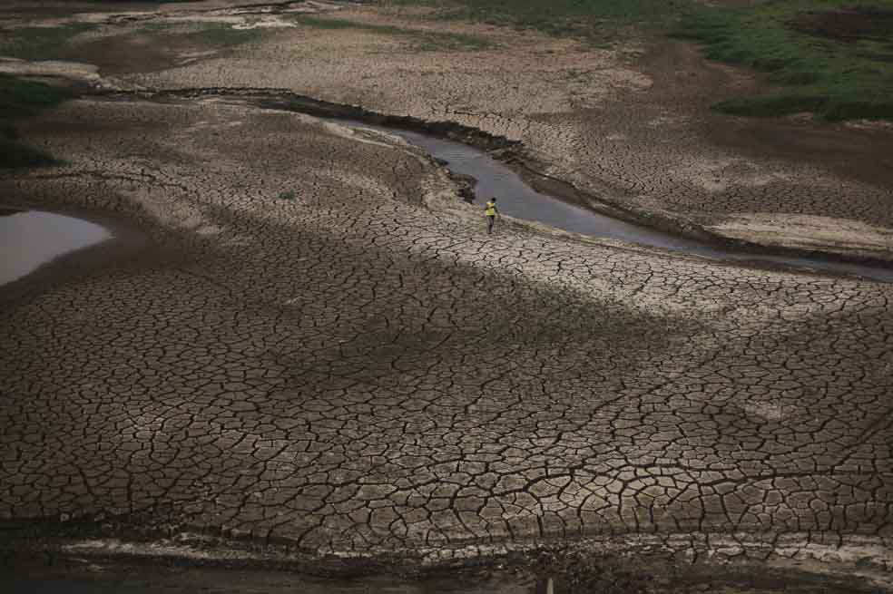 São Paulo, cerca de no tener agua
