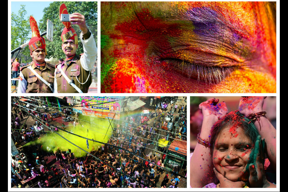 La India estalla en colores para recibir la primavera con el festival de Holi