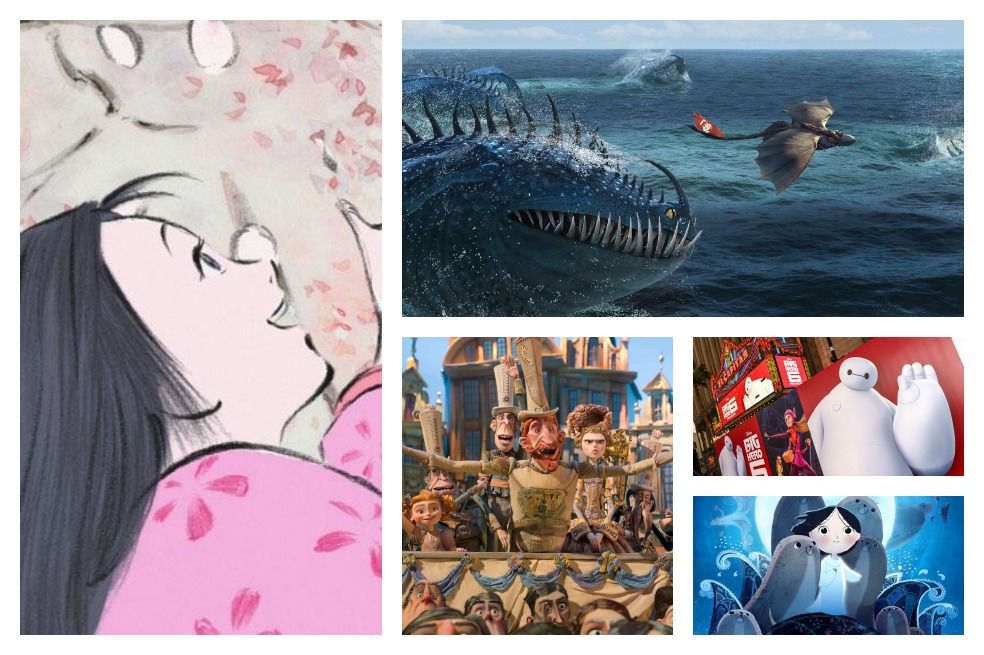 Nominadas a mejor película animada en los Premios Óscar 2015