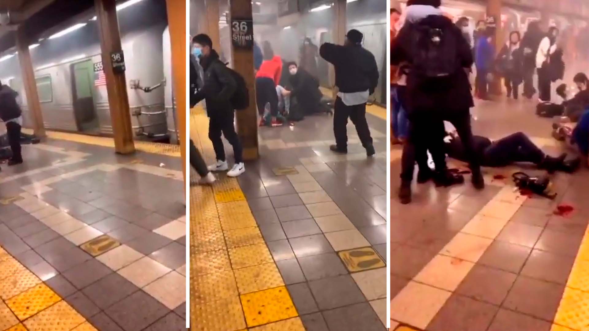 Nueva York: tiroteo en estación de metro en Brooklyn deja múltiples heridos