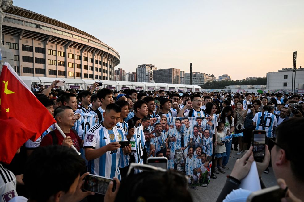 Messi en China.