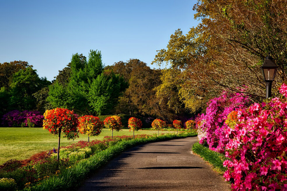 Tres jardines