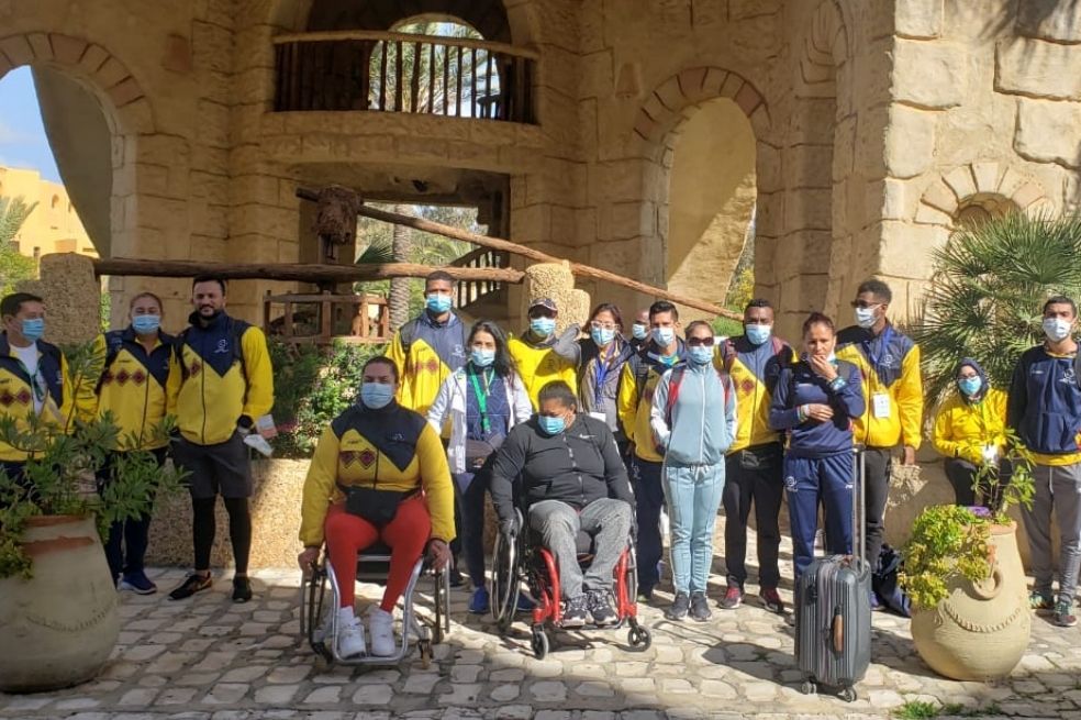 Paratletas colombianos preparados para disputar el Grand Prix de Túnez