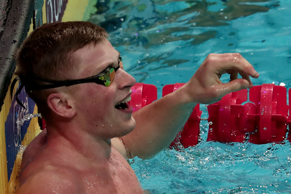 Adam Peaty batió el récord del mundo en los 50 metros pecho con sólo 23 brazadas