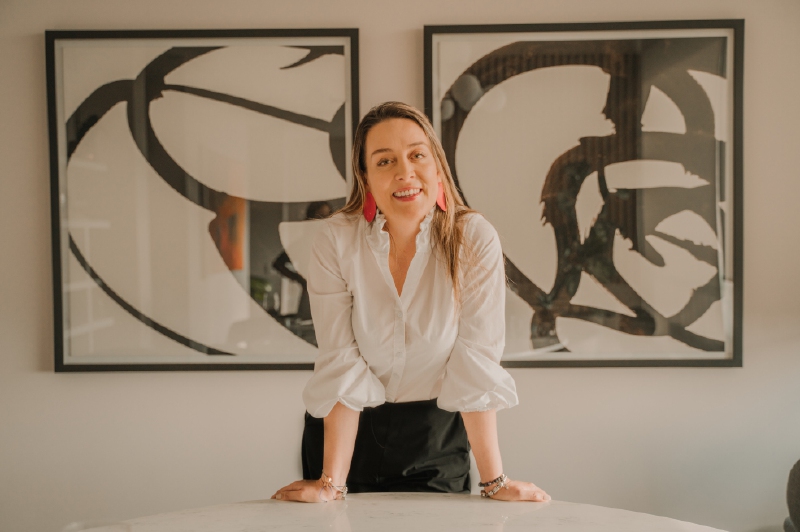 Paola Suárez, tras la renovación inmobiliaria