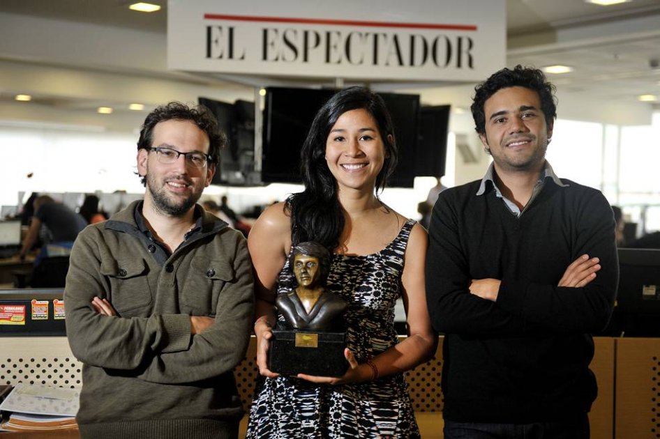 Pablo Correa, Angélica Cuevas y Sergio Silva