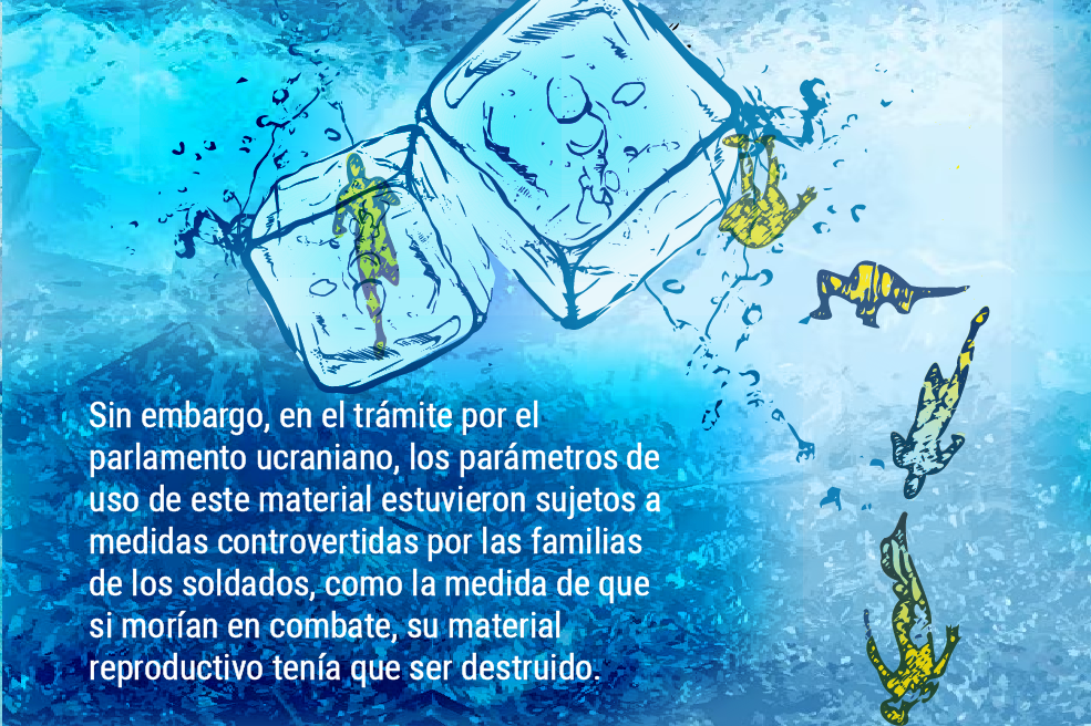 Dar vida después de la muerte: la nueva posibilidad para los soldados ucranianos caídos en combate.