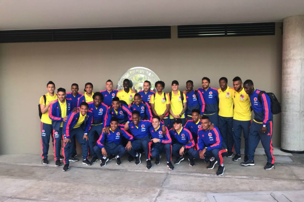 La selección de Colombia viajó rumbo a Italia