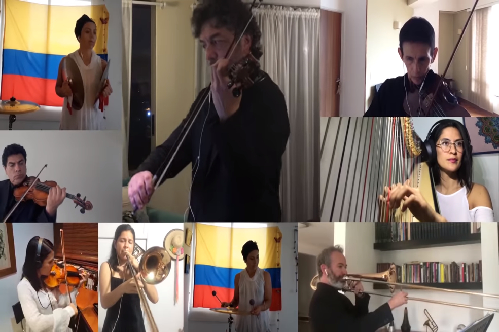 Soy Colombiano, con arreglo orquestal de Armando VelásquezFilarmónica de Bogotá(Le puede interesar:“Soy Colombiano”, el nuevo ensamble virtual de la Orquesta Filarmónica de Bogotá)