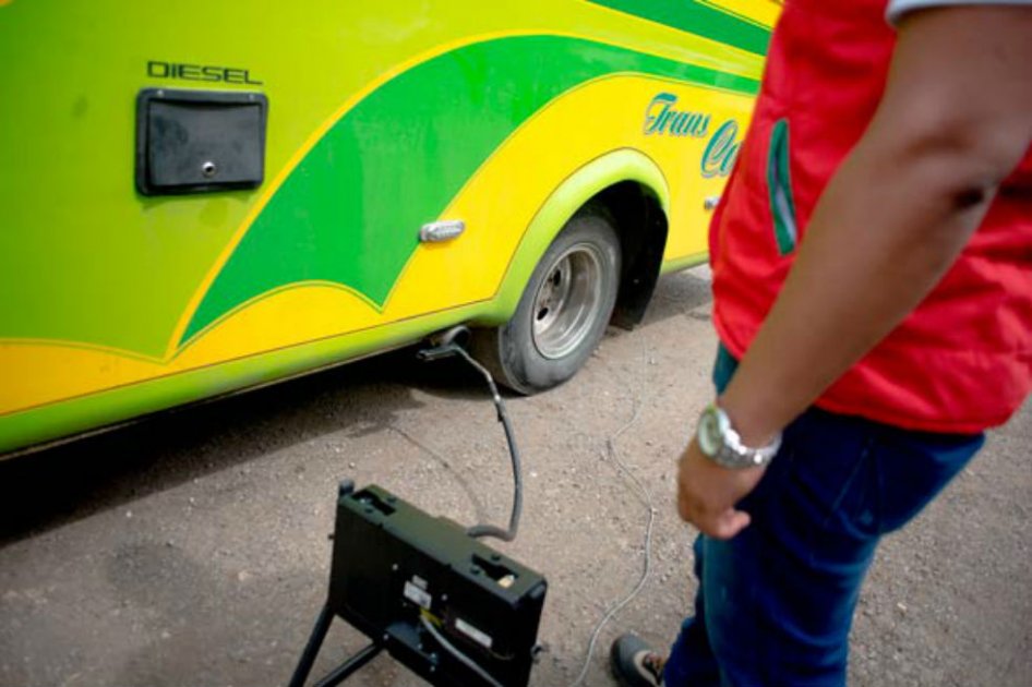 A control buses chimenea de Bucaramanga