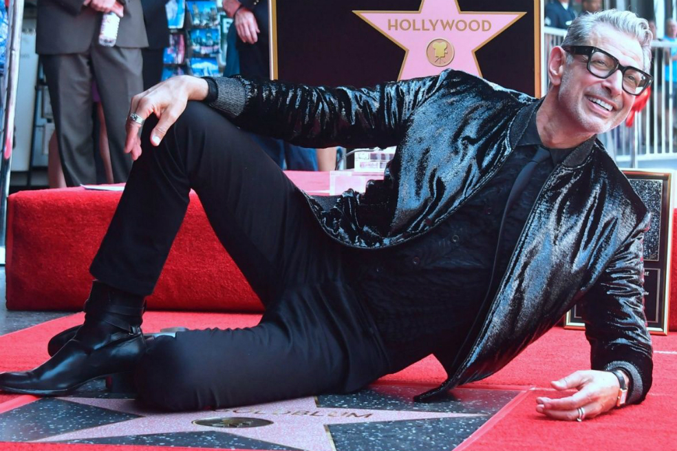 Jeff Goldblum tiene su propia estrella en Hollywood