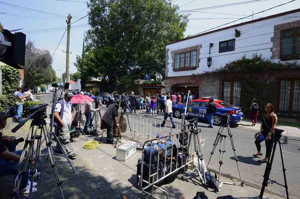 De periodistas, temblores y encuentros inesperados