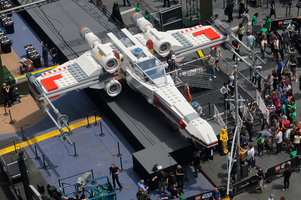 Nave de la "Guerra de las Galaxias", el modelo más grande de Lego