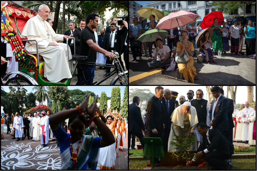 En imágenes: así fue la visita del papa a Birmania y Bangladesh