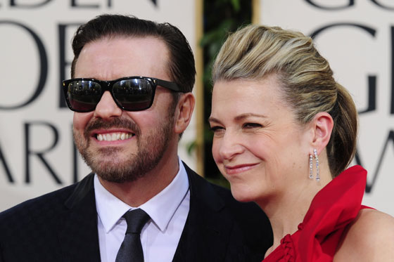 Ricky Gervais no se arrepiente de sus chistes