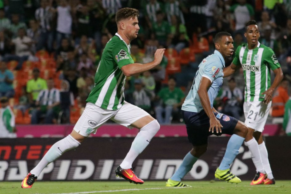 Rescaldani, delantero de Atlético Nacional. Foto: Atlético Nacional