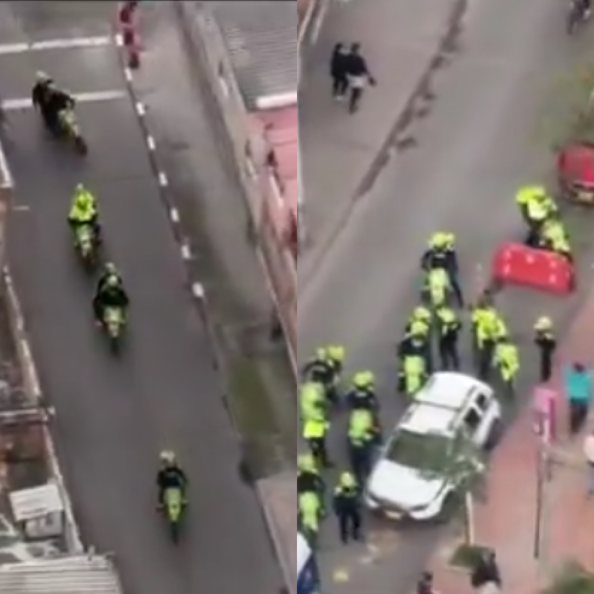 Policía frustra robo a camión repartidor de gaseosas en Suba, Bogotá