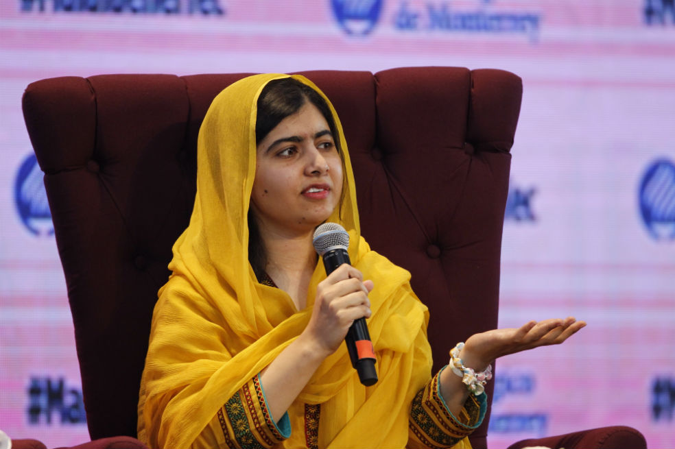 Malala anima a jóvenes a usar las redes sociales como arma política