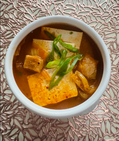 Sopa con kimchi