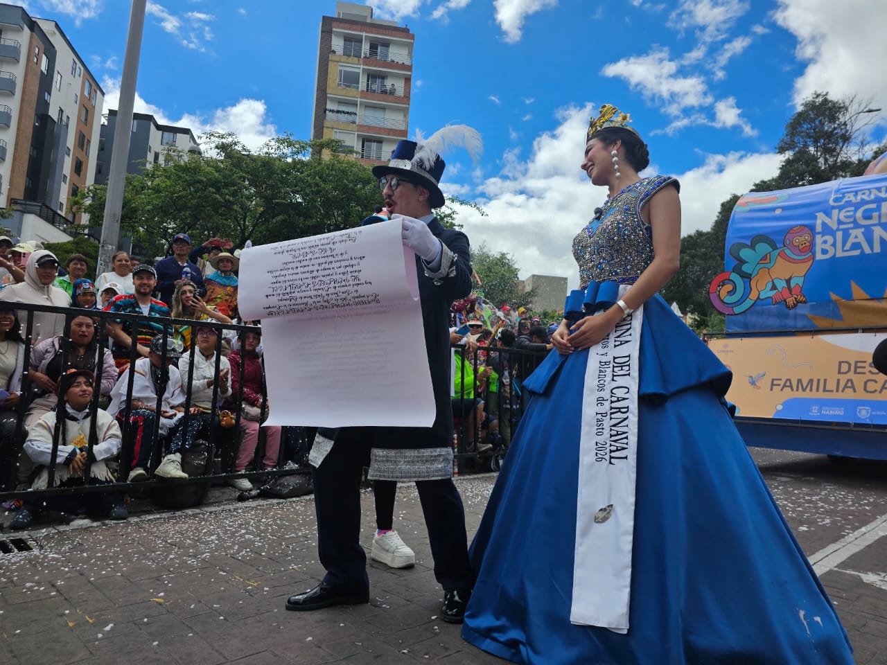 Este evento hace parte del Carnaval de Negros y Blancos, reconocido desde 2009 como Patrimonio Cultural Inmaterial de la Humanidad por la Unesco y que en esta edición cumple 100 años