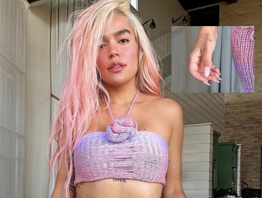 Karol G se borra el tatuaje que tenía de Anuel AA: así se ve su mano ahora