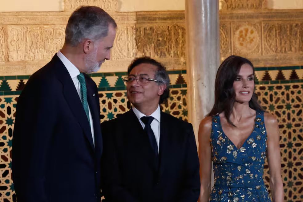 Se inició la agenda de Petro en Europa con una cena con los reyes de España