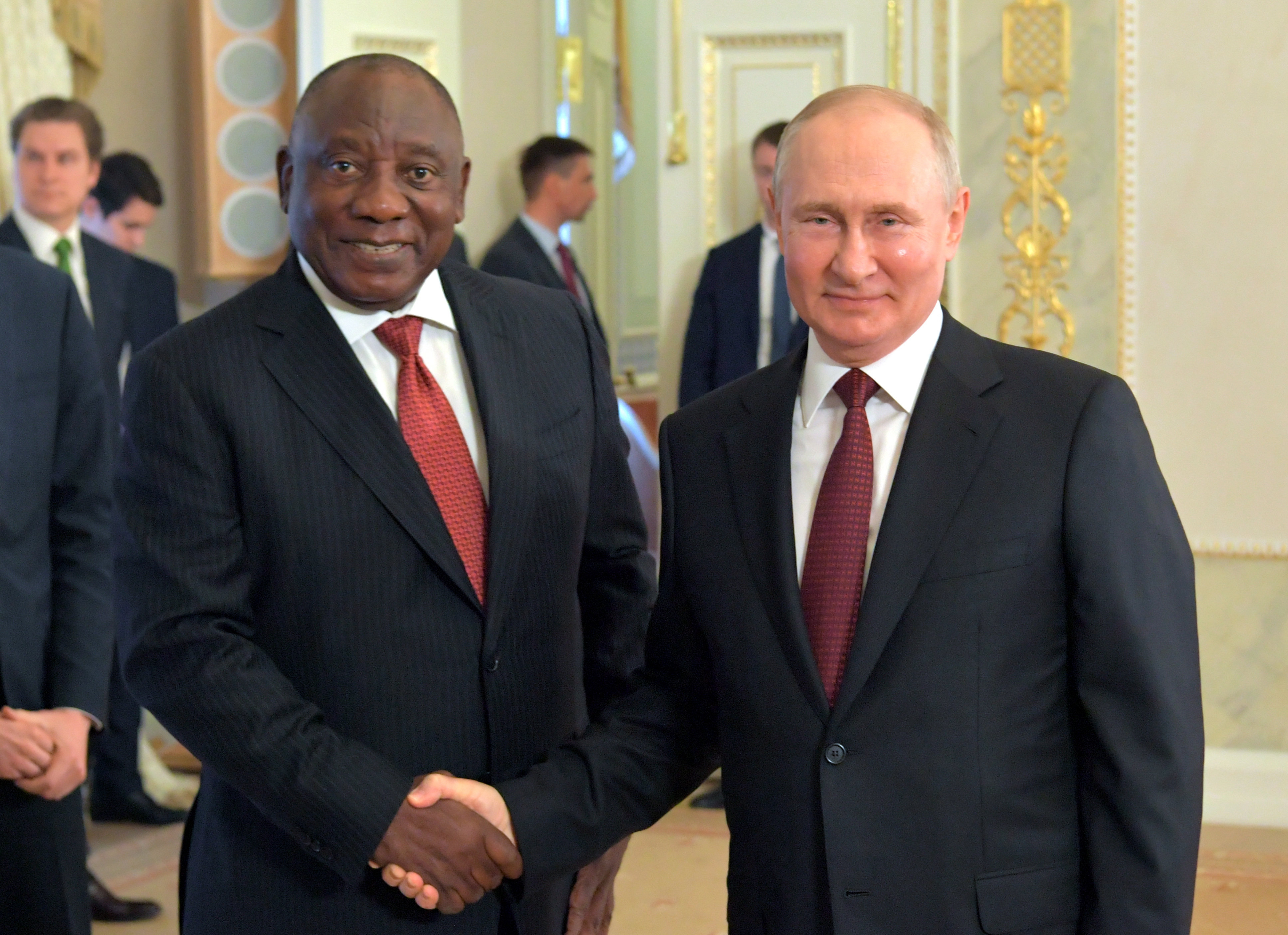Después de ir a Ucrania, líderes africanos visitaron a Putin en Moscú