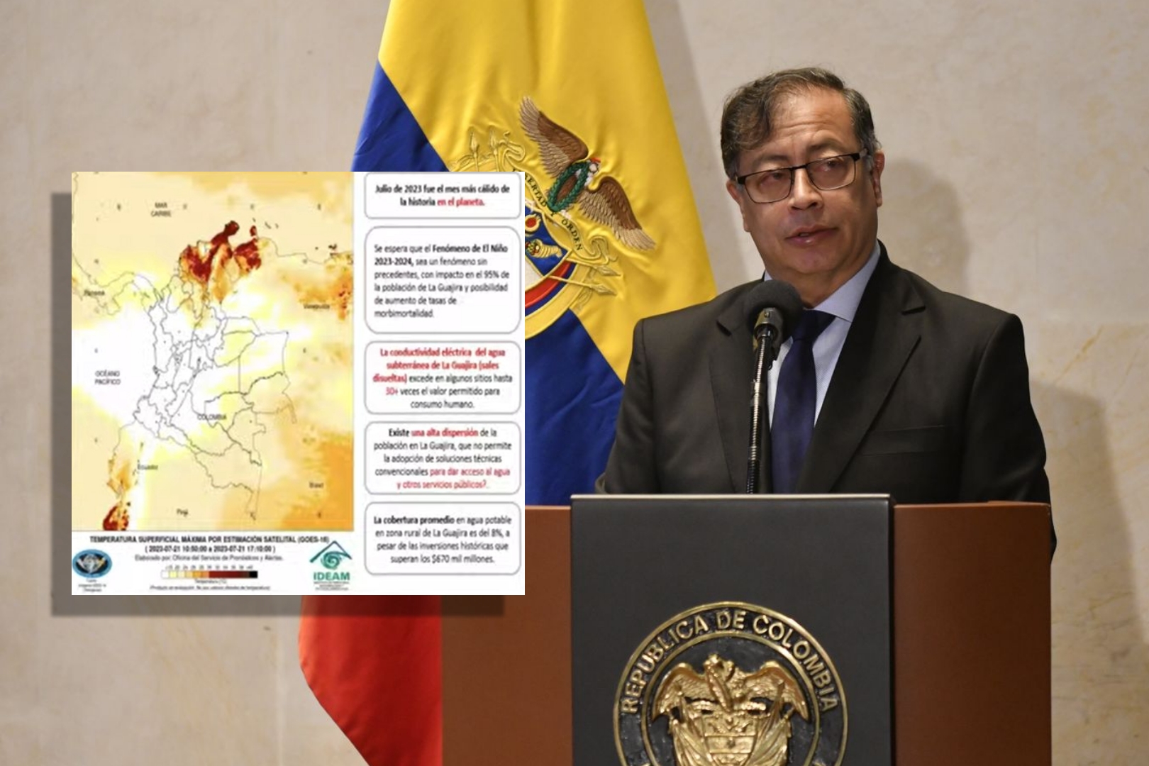 “El río Ranchería puede secarse”: Petro sobre emergencia en La Guajira ante la Corte