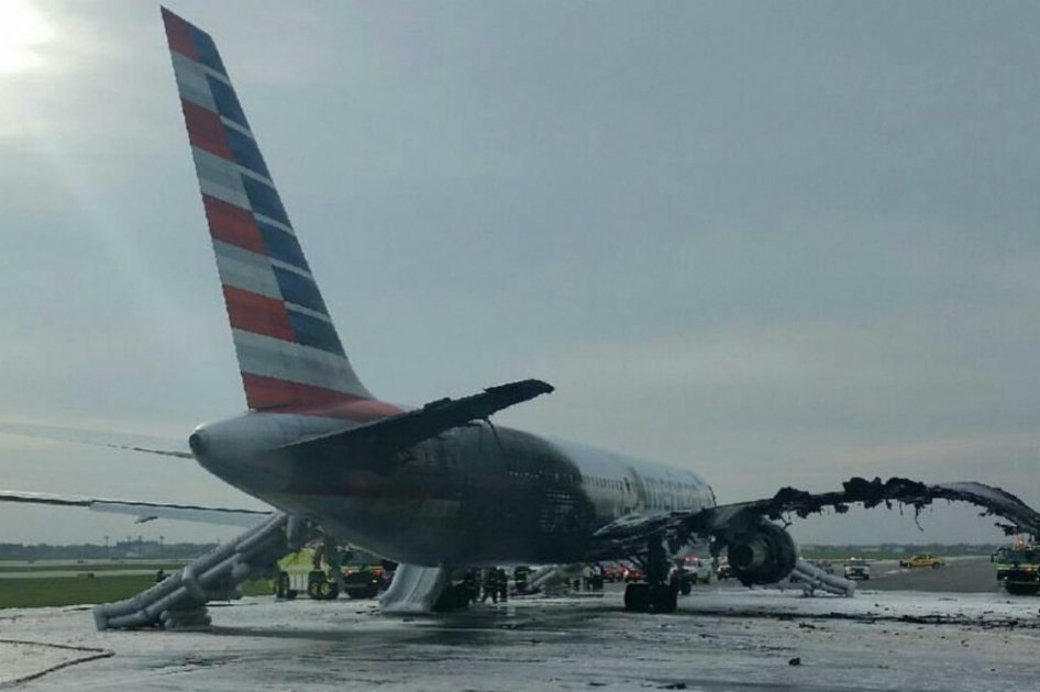 20 heridos en Chicago tras incendio de avión que intentaba despegar