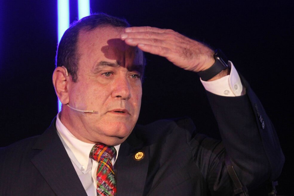 El presidente electo de Guatemala, Alejandro Giammattei. / EFE.