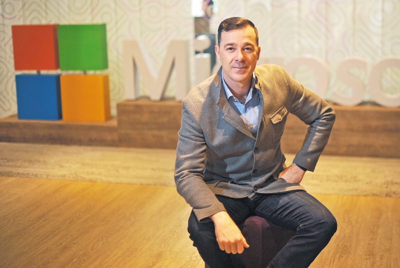 Marco Casarin comenzó su carrera en la empresa de software hace 21 años. / Gustavo Torrijos