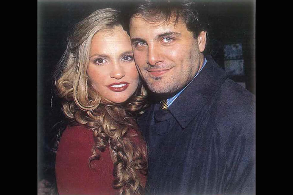 Así lucían Aura Cristina Geithner y Marcelos Dos Santos cuando eran pareja.