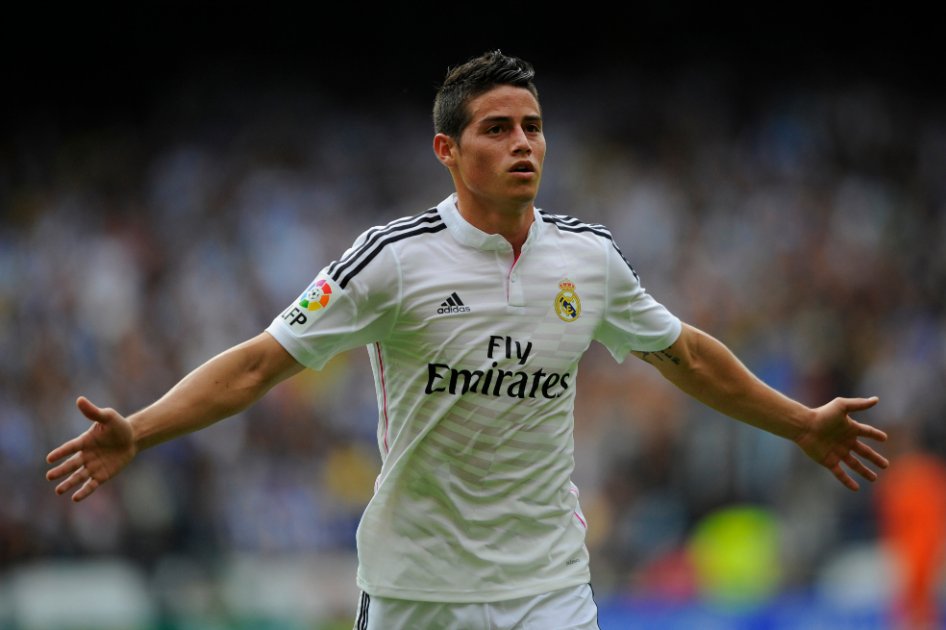 Con ‘golazo’ de James Rodríguez, Real Madrid venció 8 a 2 al Deportivo de la Coruña