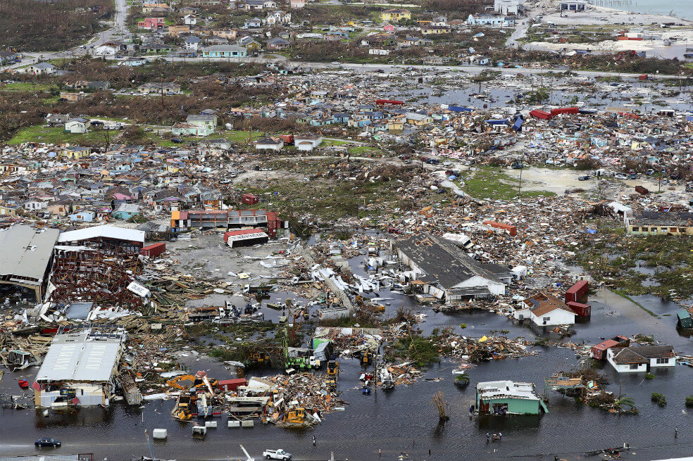 Así se ven los destrozos del huracán Dorian en Bahamas