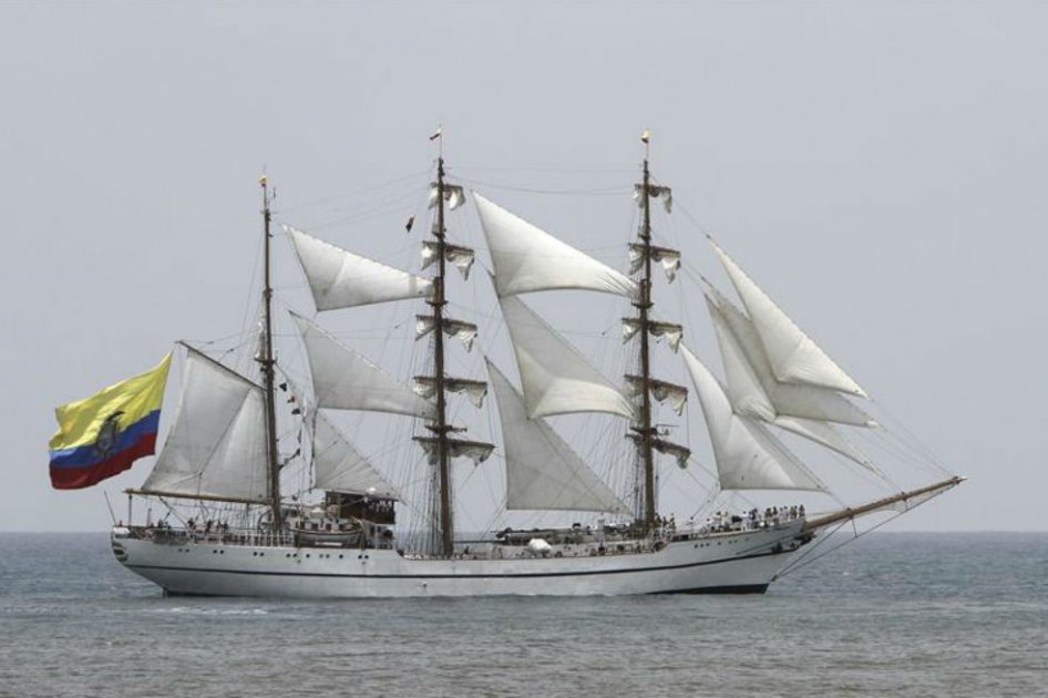 El buque Escuela "Guayas" de la Armada de Ecuador arribará a Colombia