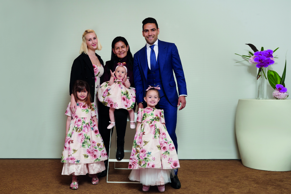 Falcao y su mamá: un equipo perfecto