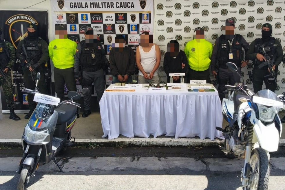 Capturan a alias “Leo”, jefe de milicias urbanas de las disidencias de “Mordisco” en Cauca