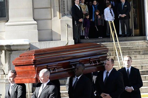 El funeral de Philip Seymour Hoffman reunió grandes estrellas