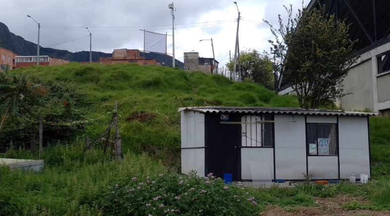 Casa prefabricada que se encontraba en La María por más de 15 años.