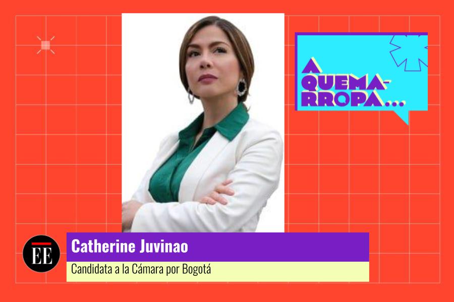 A Quemarropa con Catherine Juvinao, candidata a al Cámara por Bogotá