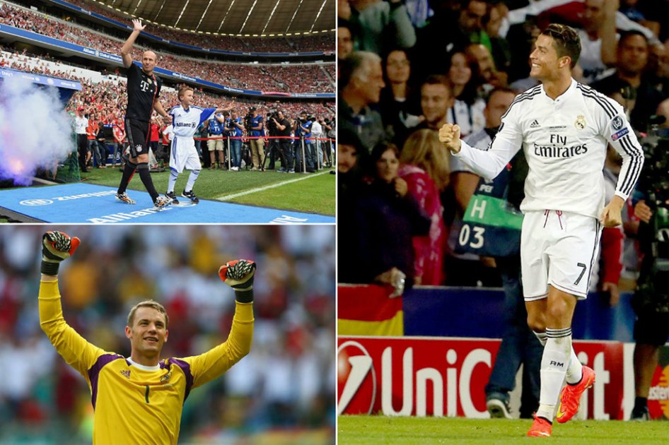 Ronaldo, Neuer y Robben, aspirantes a mejor jugador europeo