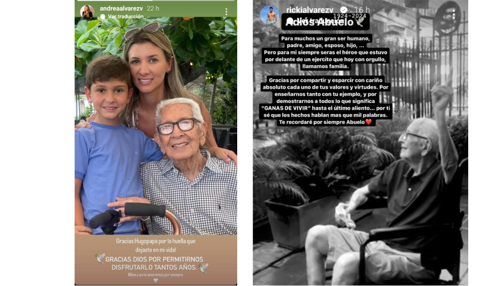 Daniela Álvarez, de luto por la muerte de importante miembro de su familia