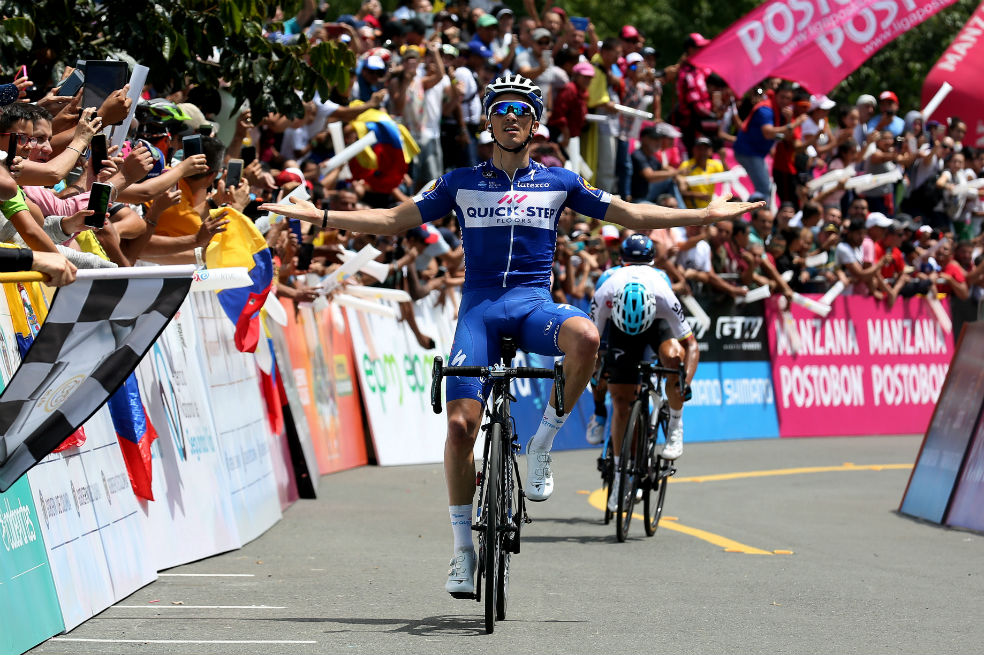 Alaphilippe se quedó con el triunfo en la cuarta etapa de la Oro y Paz