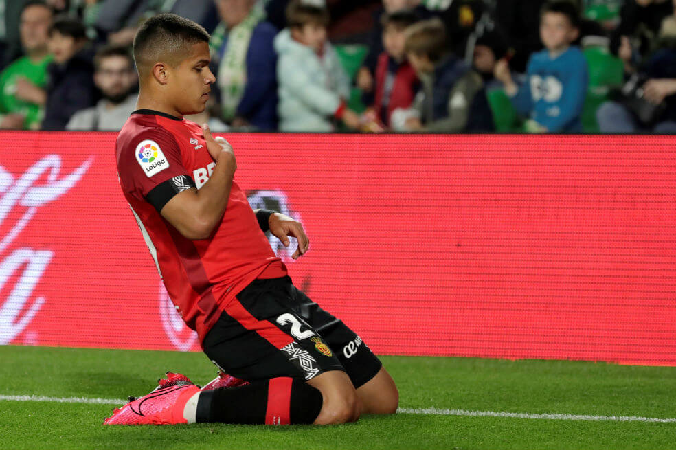 Juan Camilo Hernández volvió a marcar con Mallorca