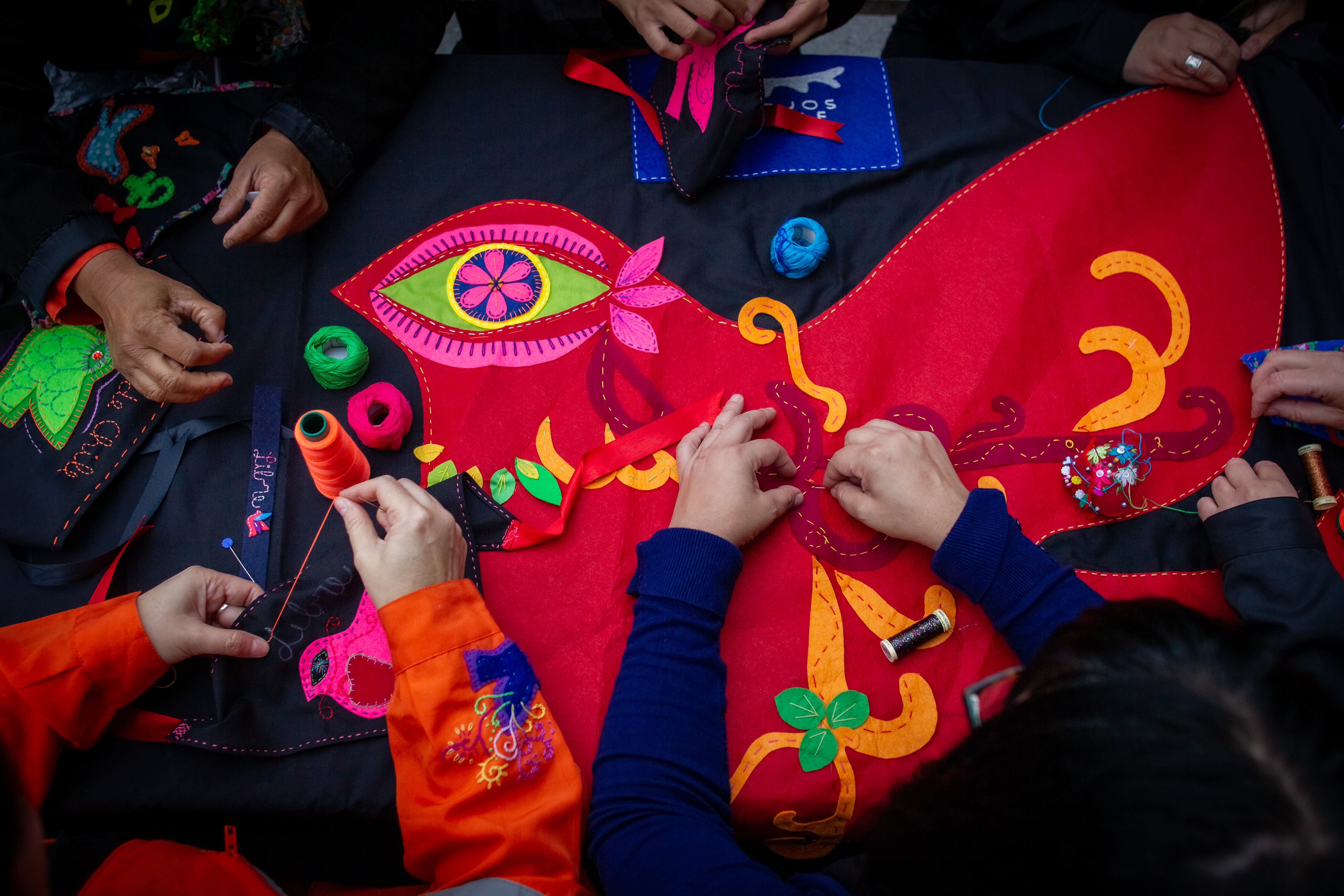 Las arpilleras de Memorarte llegan a Bogotá para el festival Ciudad Deseo